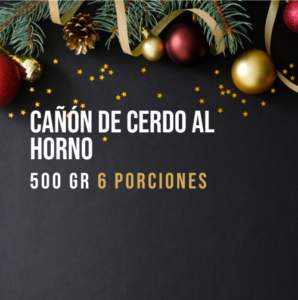 Cañón de cerdo al horno
