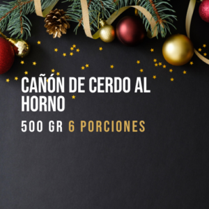 Cañón de cerdo al horno